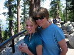 Sarah and Karen at Emerald Bay Lake Tahoe - August 2006
