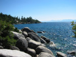 Eastern shore of Lake Tahoe just south of Incline Village Lake Tahoe - August 2006