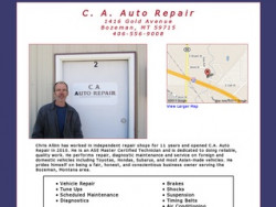 <a href="http://chrisalbinautorepair.com" target="_blank">ChrisAlbinAutoRepair.com</a> Chris Albin Auto Repair - Bozeman Montana