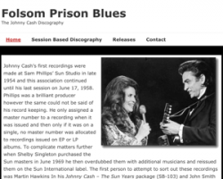 FolsomPrisonBlues.com Folsom Prison Blues - Johnny Cash Discography