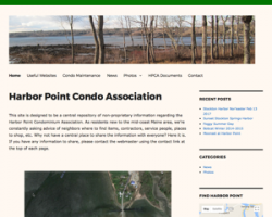 <a href="https://harborpointmaine.com" target="_blank" rel="noopener noreferrer">HarborPointMaine.com</a> Harbor Point condo association